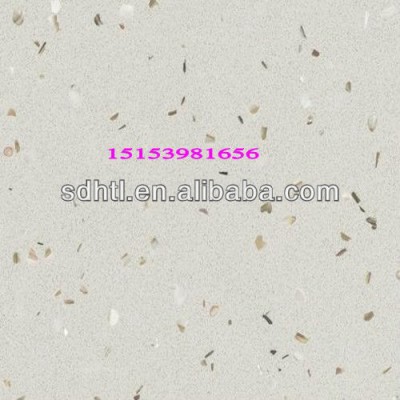 White Shell Quartz Stone Countertop